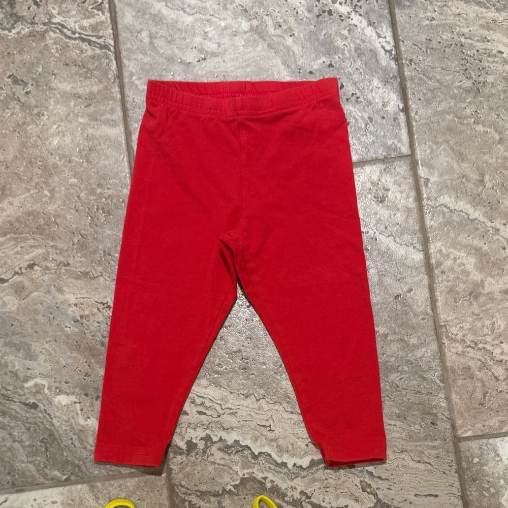 Size 24m Carter Red leggings